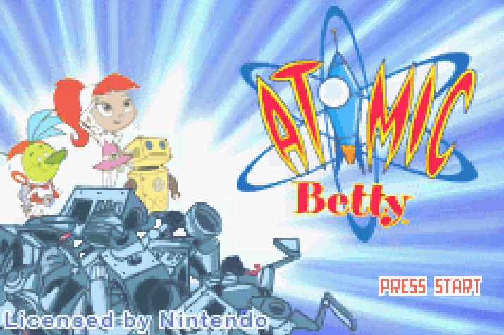 Atomic Betty Title Screen